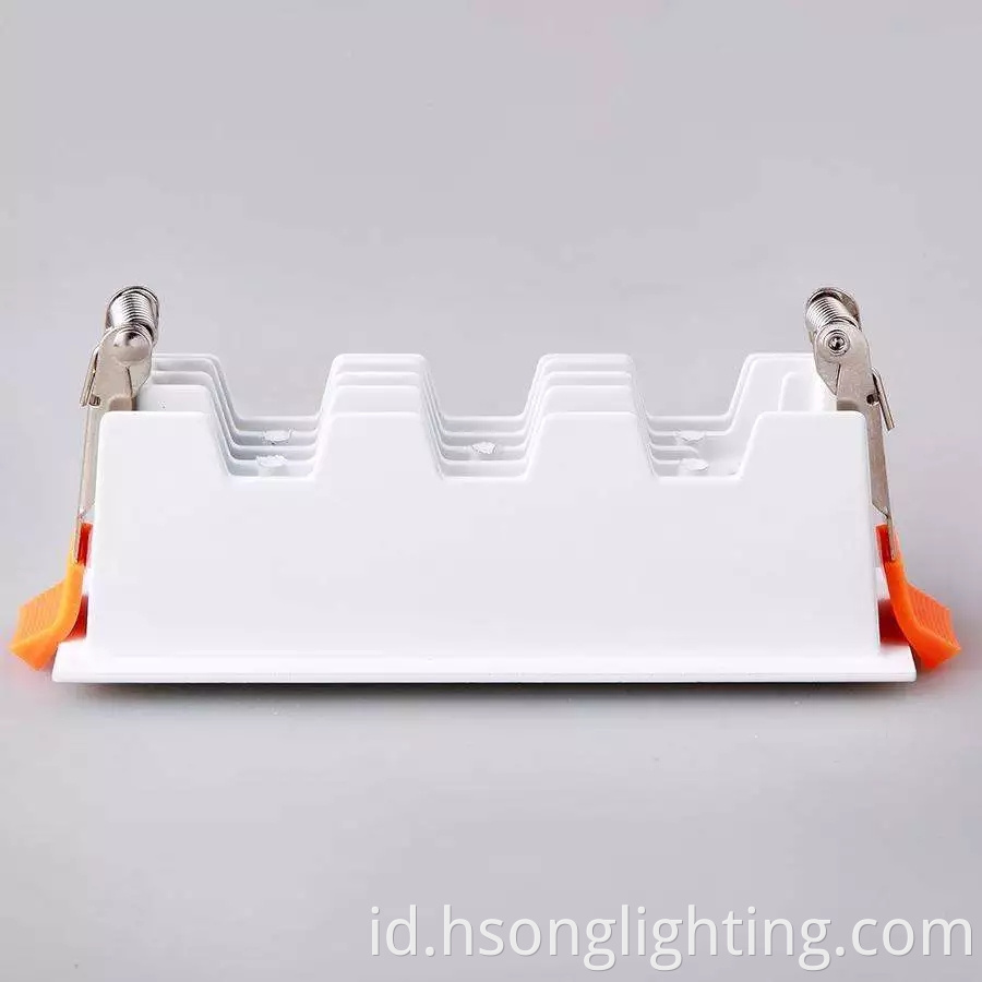 Aluminium kualitas tertinggi SMD LED Square Trimless Downlight Downlight Reces Reces 2/4/10/20/30W Untuk pencahayaan dalam ruangan